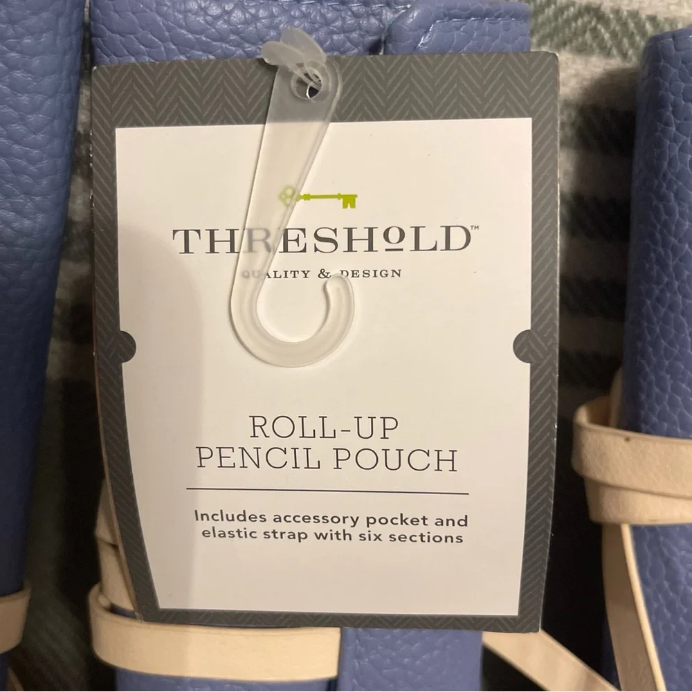 Threshold‎ Roll-Up Pencil Pouches (5) NWT